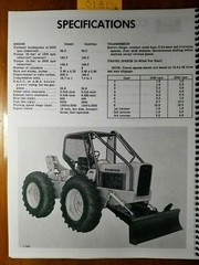 John Deere JD440 440 Skidder Tractor S/N -14073 Owner Operator Manual OM-T23626