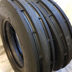 5.50-16 (2 TIRES + TUBES) 6 PLY ROAD CREW ST1 F2 3-Rib Farm Tractor 5.50.X16