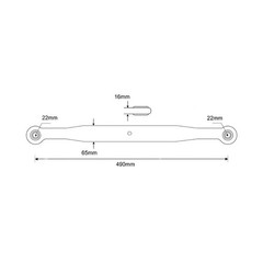 Lower Link Lift Arm Fits CAT. I Universal Fit 159332 Fits Kubota Tractors