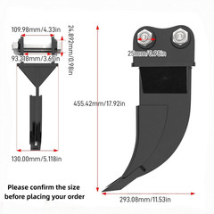 Ripper Attachment for Mini Excavator Digger Heavy Duty Attachment Free Shipping