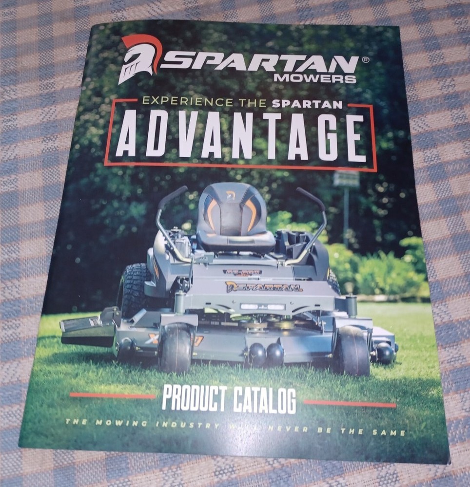 SPARTAN 2024 DEALER CATALOG BOOK LAWN MOWERS COMMERCIAL GRADE brand New