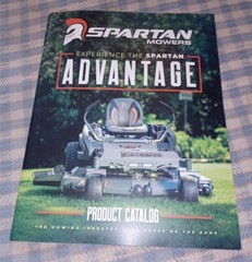 SPARTAN 2024 DEALER CATALOG BOOK LAWN MOWERS COMMERCIAL GRADE brand New