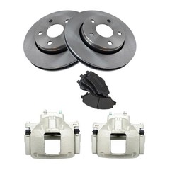 Front Disc Brake Pads Rotors Calipers Kit Jeep Wrangler 2007-2012 780518 PRT5725