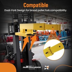 Universal Fit Jib Crane Boom for Forklift Pallet Fork 5500lb 31-79″ Extension