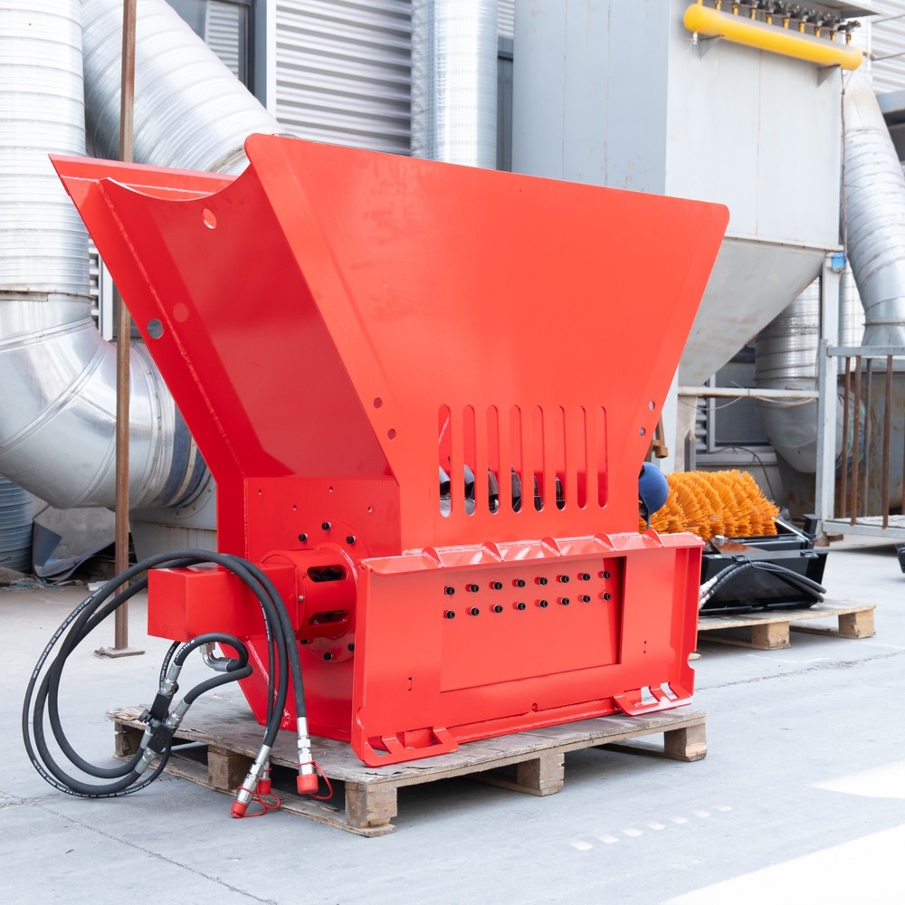 Concrete Crusher Rock Stone Asphalt Brick Block Crusher Breaker Bucket Skid Stee