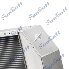 Full Aluminum 4-Row 70mm Radiator Fit John Deere 4440 AR79501 RE21897 US