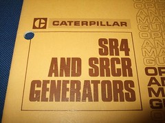 CAT CATERPILLAR SR4 SRCR GENERATOR OPERATION & MAINTENANCE MANUAL