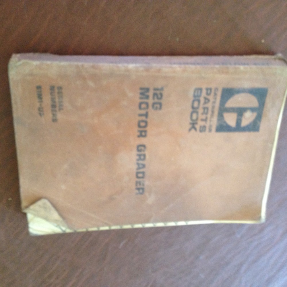 CAT CATERPILLAR MOTOR GRADER 12G PARTS BOOK CATALOG MANUAL 61M1-UP