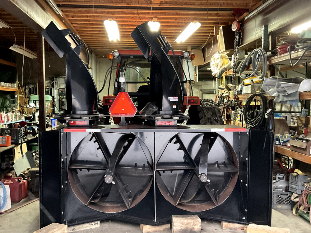 Temco Snowblast 8600A Snowblower with 6” Bolt-On Extensions