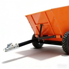 71Gal Towable Sand & Gravel Spreader 882lb Capacity ATV UTV|Towed 2″ Coupler 39″