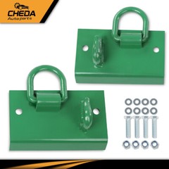 2Pcs Bolt on Grab Hooks D Rings For John Deere Compact Tractor 1025R 2032R 3320