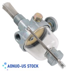 For Ford NAA Jubilee 2N 8N 9N 2N9155B NAA9155 Gas Fuel Sediment Bowl w/ Shut Off