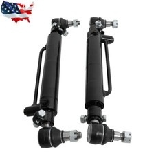 2 × Power Steering Cylinder A37509 D84800 For Case 586C 586D 586E 585D 585E 586D