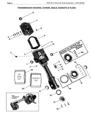 PARTS MANUAL FITS 1976-1982 Troy Bilt PONY I & II TILLER #P17485-P95831