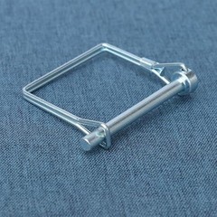 4 Pcs Zinc Plated Carbon Steel Trailer Coupler Pin, Square Safety Hitch Pin 1/4″