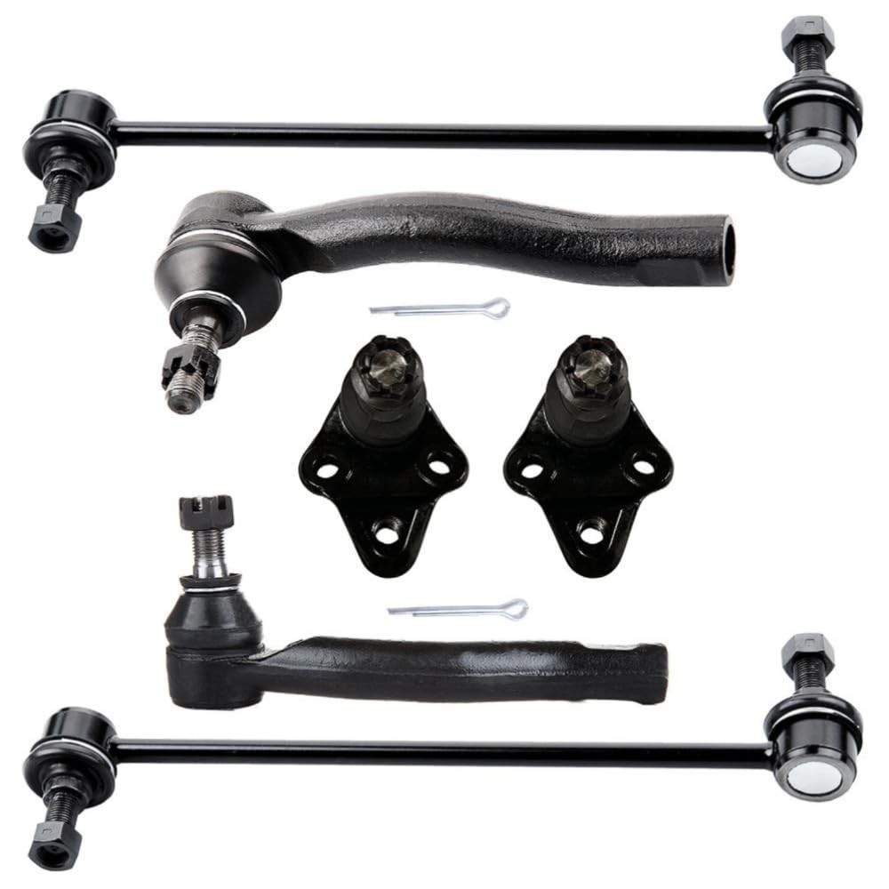 Front Right Tie Rod Left Outer Sway Bars Kit Toyota Corolla 1.8L 2003-2008