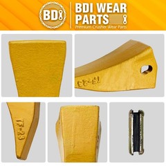 BDI Wear Parts TF23D D23P Bucket Teeth with Flexpins for Deere Case – 5 Pack