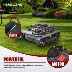New 22 hp remote control off-road tank lawn mower with adjustable mowing height