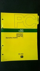 John Deere 404 Series Power Unit Parts Catalog Manual PC-1151