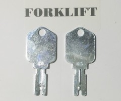 (2 ) Hyster Forklift Keys key #166 51335040 Fits Yale, Komatsu, Clark, Gradall