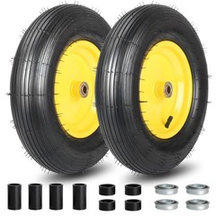 4.80/4.00-8 Pneumatic Tire and Wheel for 4.80/4.00-8, Multicolored