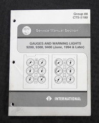 INTERNATIONAL NAVISTAR 9200 9300 9400 Semi Truck Tractor Service Manuals