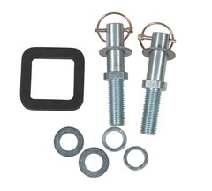 3 Point 2″ Receiver Trailer Hitch – Draw Bar Adapter Category 1 Tractor Tow