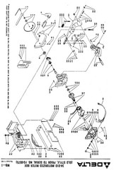 10″ Motorized Miter Box Operator’s Instr. Manual Fits Delta 34-080 1985 0017