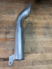 Stanley 2- 3/8 – 2 – 5/8” x 18” Curved Exhaust Extension Muffler tip tractor