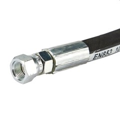 36″inch Hydraulic Hose Kit #6 JIC Female Straight Swivel Fittings 4800PSI