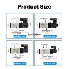 AirTAC 12V 24V 110V 220V Pneumatic Electric Solenoid Air Valve 5 Way 2 Position