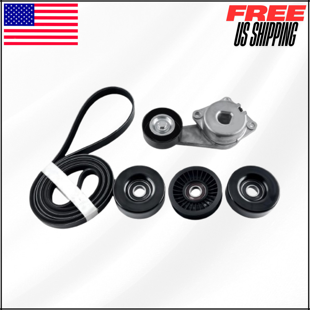 Serpentine Belt Tensioner & Idler Pulley Kit for Ford F150 Expedition 5.4L 38274
