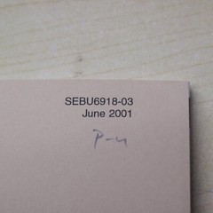 CATERPILLAR SR4B GENERATOR PANEL Owner Operator Operation Maintenance Manual CP