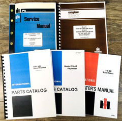 Dresser TD-8E Crawler Tractor Dozer Service Parts Operators Manual Set 0-9500