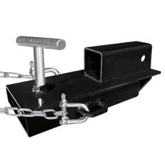 Forklift Trailer Hitch Attachment Fits 2 IN Receiver Fork Trailer Towing Adapter