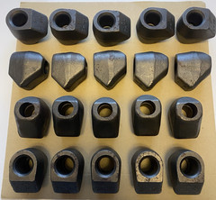NEW KENNAMENTAL C-10 ROCK AUGER TOOTH POCKETS / MADE IN THE UNITED STATES