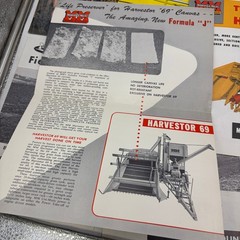 Lot of Vintage 1950s-60s Farm Equipment Brochures Minneapolis Moline Ford