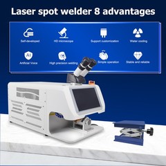 200W/100J Jewelry Spot Laser Welder Laser Welding Machine for Gold Silver Metal