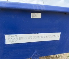Crane Skip Box Pan Material Handling Hopper Trash Basket Bin 12,500 lbs 3 cy