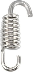 Universal 43mm 1.69″ Stainless Steel Exhaust Pipe Spring Hook for Motorcycles, 2