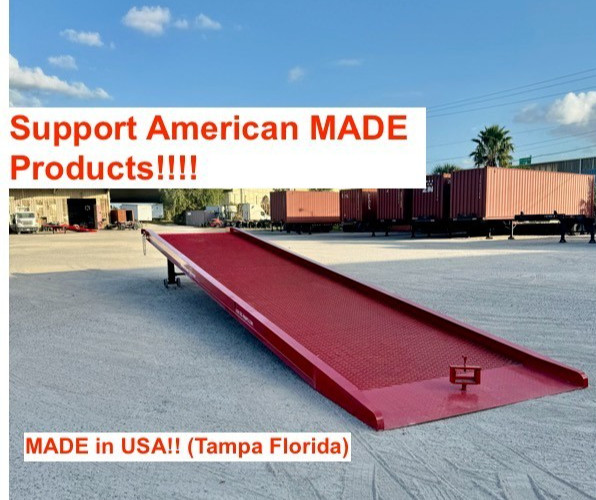 Yard Ramp, Forklift Ramp, trailer loading Dock. SUPPORT AMERICAN MADE! 20,000LBS