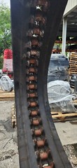 Used Rubber Track 320x86x49 Block Pattern Cheap Replacement Track for Skid Steer