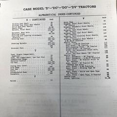 J.I. Case D Dc Do Dv Tractors Parts Manual Catalog Book S/N 4511449 And Up