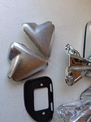 Driver & Passenger Side Mirrors for Toyota Pickup 1987-1988 Chrome Standard Cab