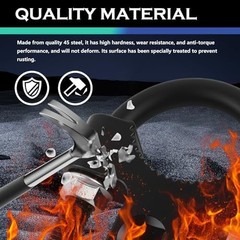 3/8″ Drive Inner Tie Rod Removal Tool,U-Shaped Low-Profile Inner Tie Rod Tool wi