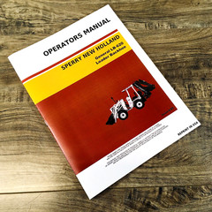 New Holland General LB-620 Loader Backhoe Operators Manual Owners Maintenance