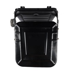 Universal Adjustable Backrest Forklift Excavator Lawn Mower Tractor Seat Black