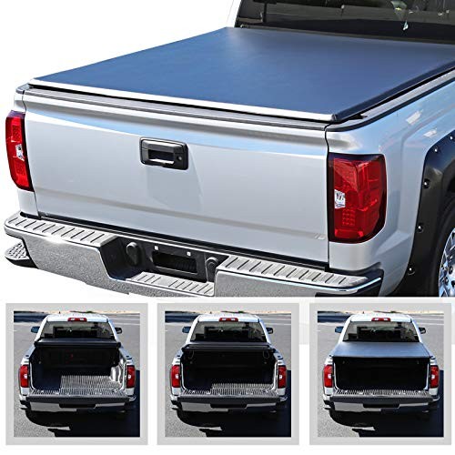 Fits 09-21 5’8″/ 5.7’/ 68″ Short Bed Trifold Tonneau Cover