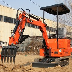 Rake Attachment For Mini Excavator 1 Ton To 1.5Ton Digger 5 Tooth with Two Pins