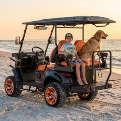 Wolverine 2026 grey 6-Seat Golf Cart Street-Legal 60KM Range 5H Charge Time